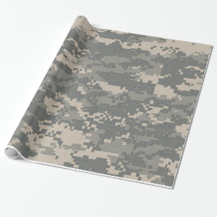 Kamouflage för ARMÉACU som Digital Camo slår in Presentpapper
