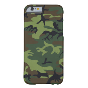 Kamouflage för militär Grönt Barely There iPhone 6 Skal
