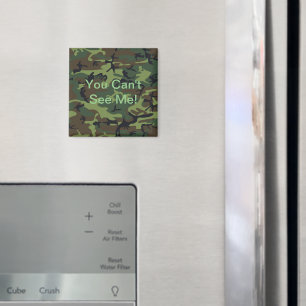 Kamouflage för militär Grönt Magnet