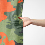 Kamouflage för orange och Grönt, militär, armé Sjal<br><div class="desc">Elegant,  snyggt och sofistikerad kamouflage mönster i orange och grönt färg. Modern gåva och trendig,  perfekt för militären älskare i ditt liv.</div>