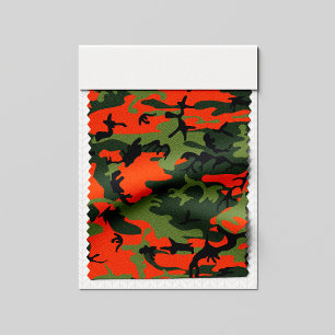 Kamouflage för orange och Grönt, militär, armé Tyg
