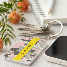 Kamouflage för rosa och Grönt Ditt namn Anpassa