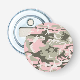 Kamouflage för rosa och Grönt, militär, armé Flasköppnare