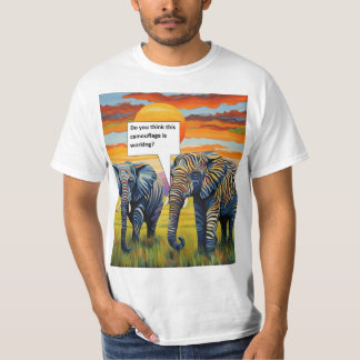 Kamouflage fungerar t shirt