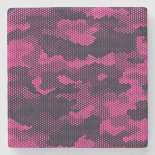 Kamouflage hexagonal, militär bakgrund struktur stenunderlägg