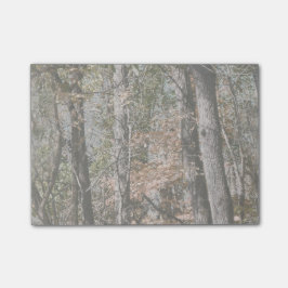 Kamouflage i Träd-området för skog, naturjakt/fisk Post-it Block
