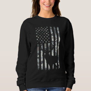 Kamouflage Jakt Vintage Kamouflage Amerikansk Flag T Shirt
