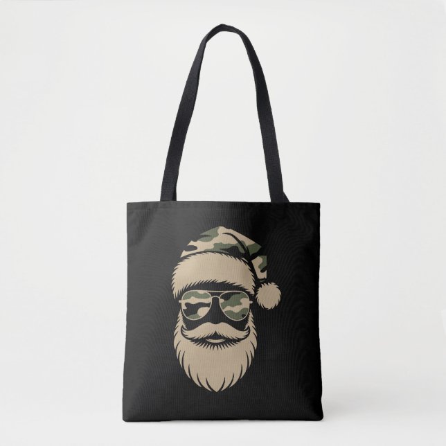Kamouflage Jul Tomte Solglasögon Jul Kamouflage  Tygkasse (Framsida)