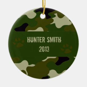 Kamouflage Julgransprydnad Keramik