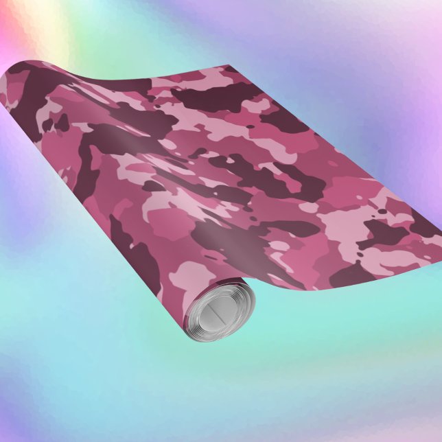 Kamouflage Kamouflage Rosa Militär Presentpapper (Skapare uppladdad)