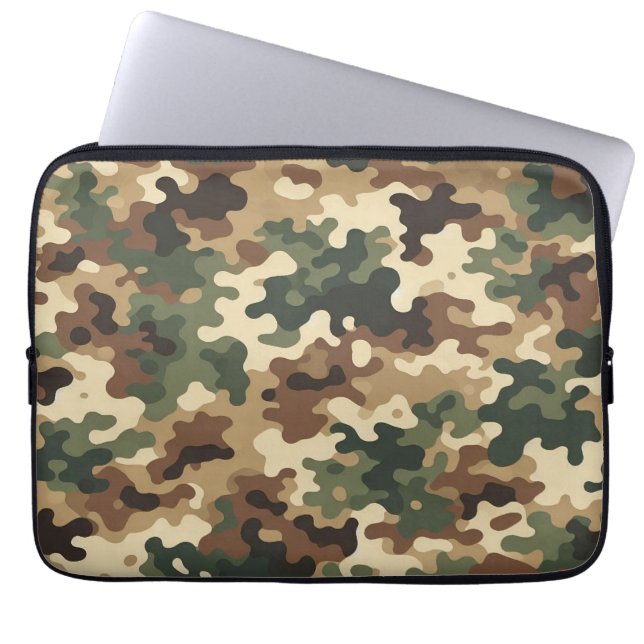 Kamouflage Laptop Fodral (Framsidan)