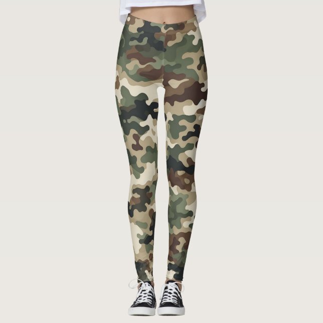 Kamouflage Leggings (Framsida)
