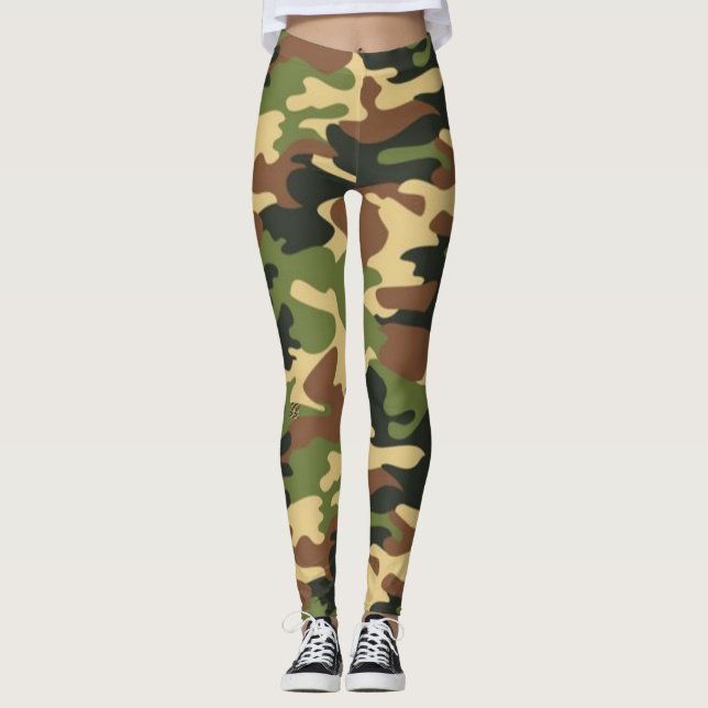 kamouflage leggings (Framsida)