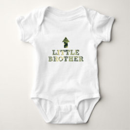 Kamouflage LITTLE Brother-skjorta/mod-kamerdesign T-shirt