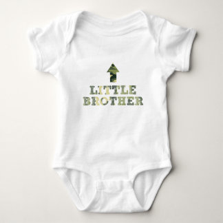 Kamouflage LITTLE Brother-skjorta/mod-kamerdesign T-shirt
