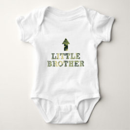 Kamouflage LITTLE Brother-skjorta/mod-kamerdesign Tee