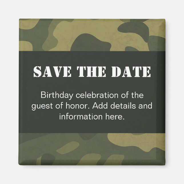 Kamouflage Magnet (Framsidan)