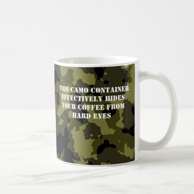 Kamouflage militär Stil-kaffebehållare Kaffemugg (Höger)