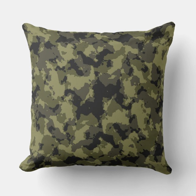 Kamouflage-militären stil kudde (Framsida)