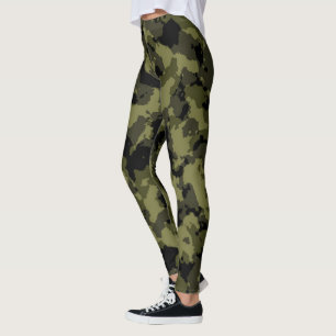 Kamouflage-militären stil leggings