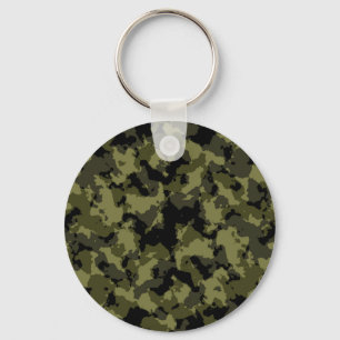 Kamouflage militären stil mönster nyckelring