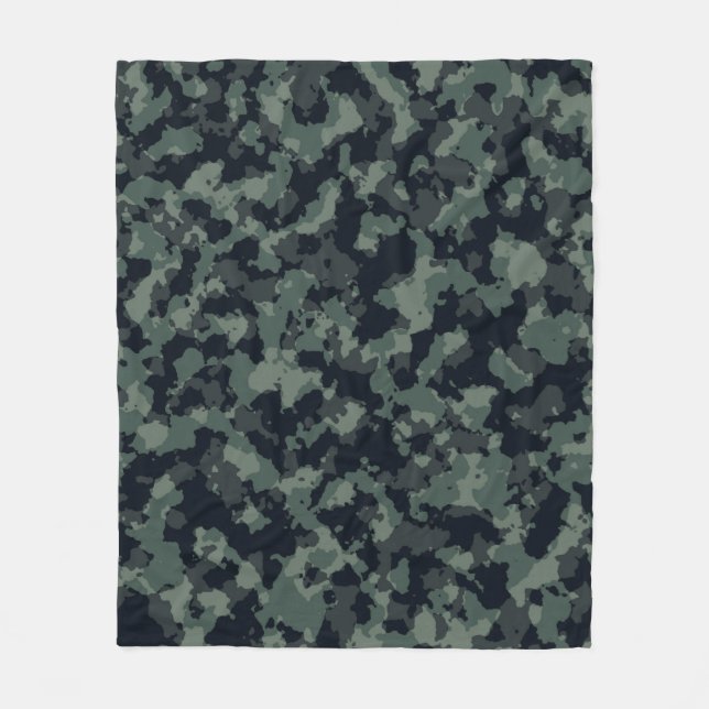 Kamouflage-militären struktur fleecefilt (Framsidan)