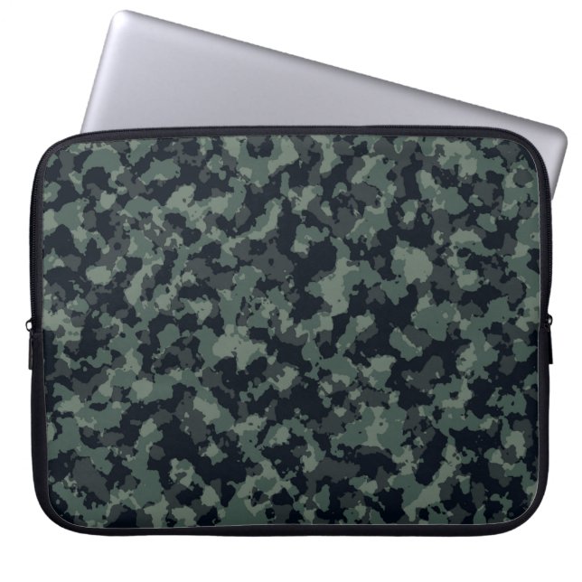 Kamouflage-militären struktur laptop fodral (Framsidan)