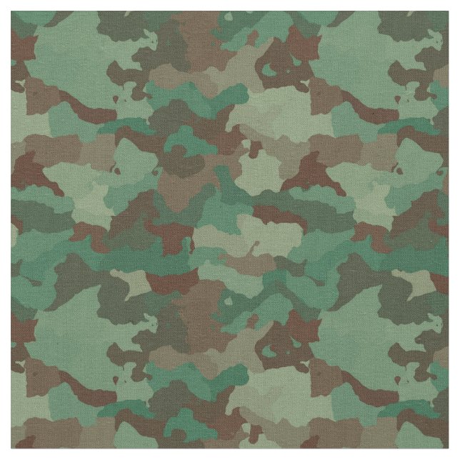 Kamouflage militärspat grönt brun grått tyg (Närbild)