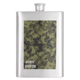 Kamouflage militärt stil mönster fickplunta