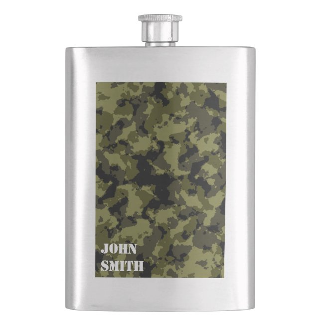 Kamouflage militärt stil mönster fickplunta (Framsidan)