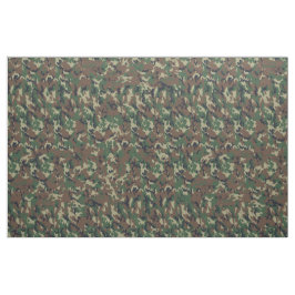 Kamouflage Militärt Woodland Tyg
