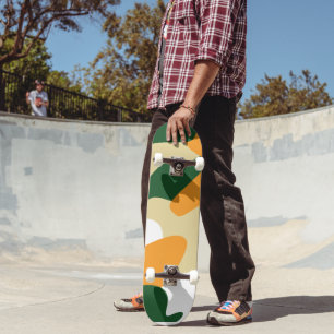 kamouflage mini skateboard bräda 18,5 cm