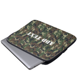 Kamouflage Mönster för militär Grönt Laptop Sleeve