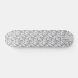 Kamouflage mönster i trippel grå mini skateboard bräda 18,5 cm