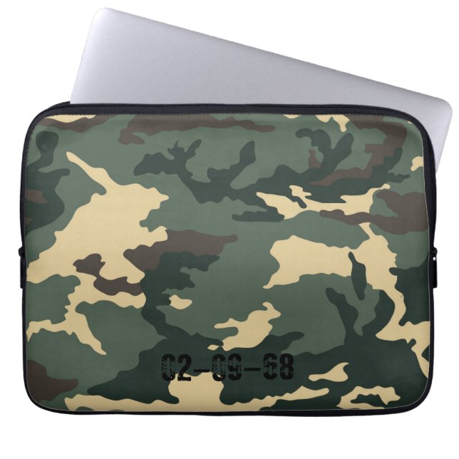 Kamouflage Mönster iPad Mini Fodral (Framsidan)