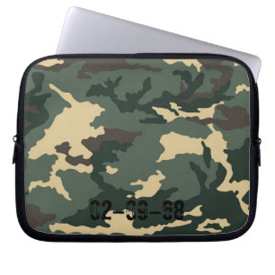 Kamouflage Mönster Laptop Sleeve
