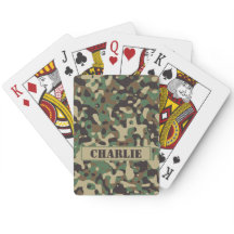 Kamouflage mönster personlig namn