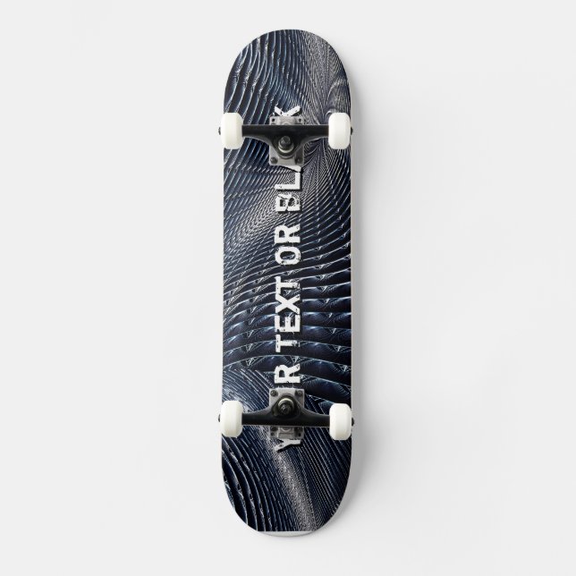Kamouflage mot övervakning nr 1 mini skateboard bräda 18,7 cm (Framsida)