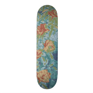 Kamouflage och blommor old school skateboard bräda 21,6 cm