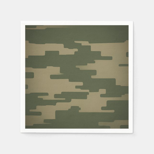 Kamouflage Pappersservett (Framsidan)
