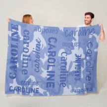 Kamouflage Personlig Blå