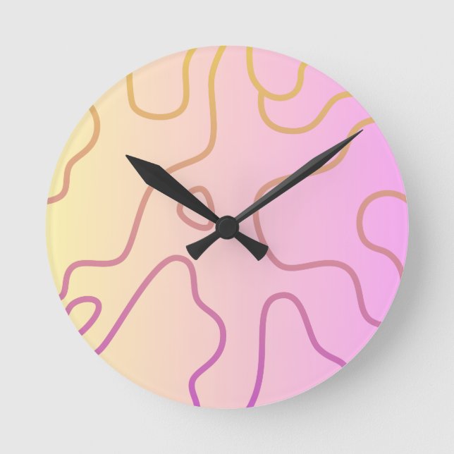 kamouflage rund klocka (Framsida)