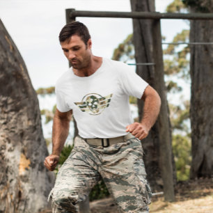 Kamouflage Skalle Militär stolthet Veteran T Shirt