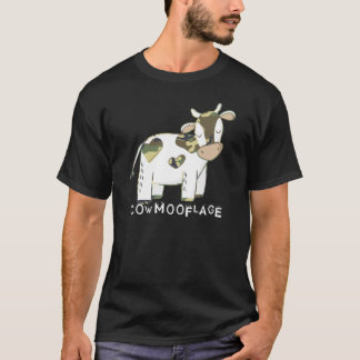 Kamouflage Skämt Kamouflage Ko T Shirt