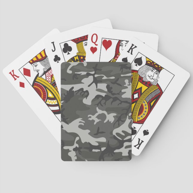 Kamouflage Spel Kort (Baksidan)
