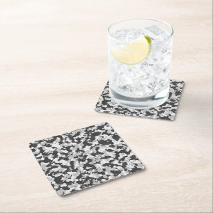 kamouflage underlägg papper kvadrat