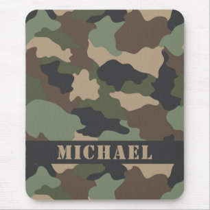 Kamouflage Woodland Camo Khaki Tan Black Monogram Musmatta