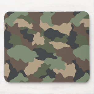 Kamouflage Woodland Camo Khaki Tan Black Musmatta