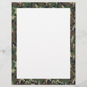 Kamouflage Woodland Stationery