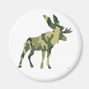 KamouflageälgSilhouette Magnet